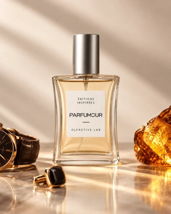Eau de parfum Parfumour inspirée d'Interlude Man, 50 ml, famille olfactive ambrée