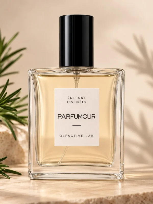 Flacon Parfumour de 100 ml, eau de parfum aromatique mixte, avec de la fougère, du romarin et des herbes sauvages
