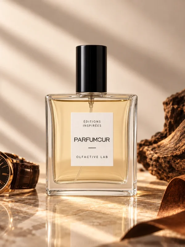 Eau de parfum Parfumour inspirée de Homme, 100 ml, famille olfactive boisée