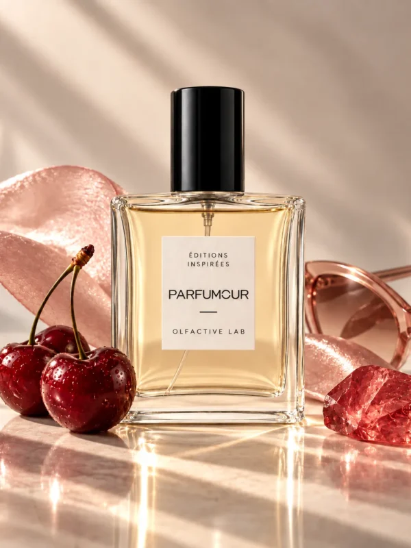 Eau de parfum Parfumour inspirée d'Olympea Solar, 100 ml, famille olfactive fruitée