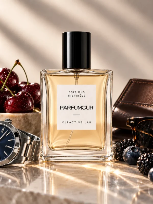 Parfumour eau de parfum fruitée pour homme, 100 ml Eau de parfum Parfumour inspirée de 212 Heroes, 100 ml, famille olfactive fruitée
