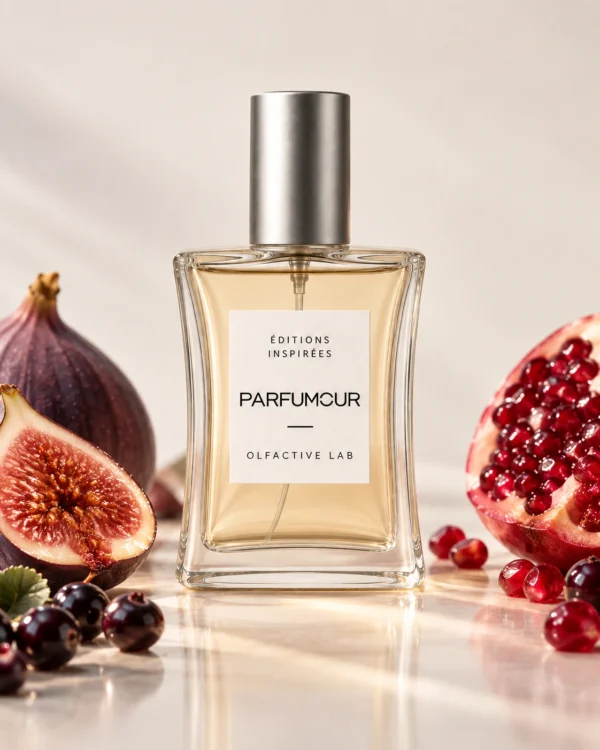 Parfumour eau de parfum fruitée mixte, 50 ml Eau de parfum Parfumour inspirée d'Accento, 50 ml, famille olfactive fruitée