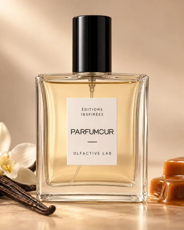 Eau de parfum Parfumour inspirée de Zafeer Oud Vanille, 100 ml, famille olfactive gourmande