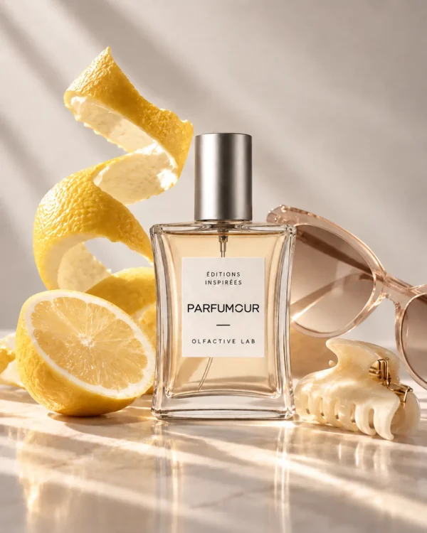 Eau de parfum Parfumour inspirée d'Illusione, 50 ml, famille olfactive hespéridée